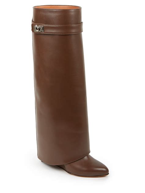 givenchy brown boots|Givenchy shark boots shopping.